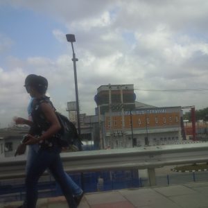 Lagosians walking to their destination because there are no commercial motorbikes