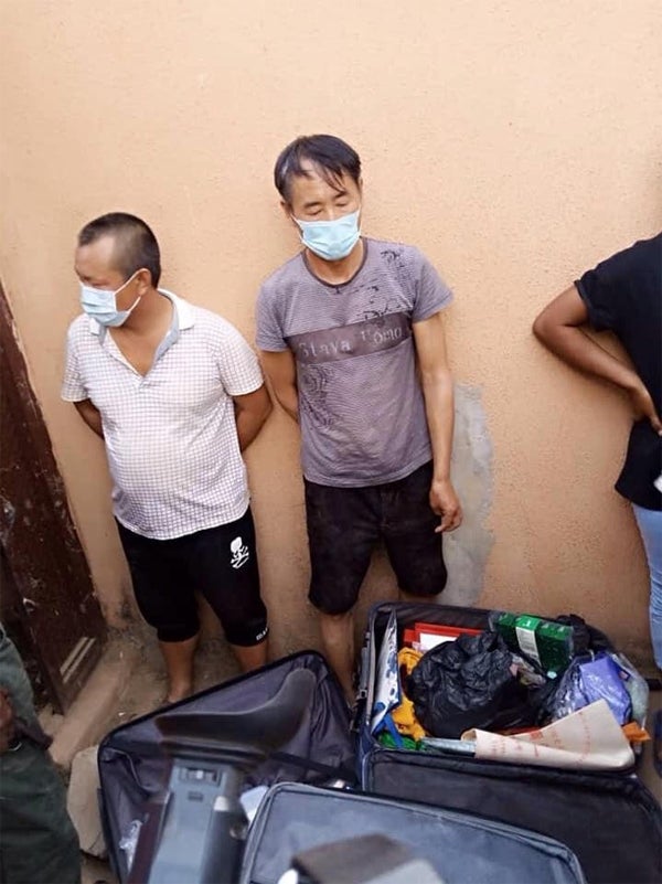 Illegal Chinese miners arrested in Zamfara (Photos)