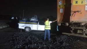 4 injured as LAWMA compactor truck collides with pickup van