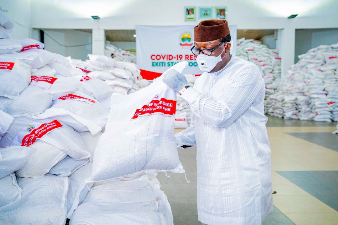 COVID-19: Ekiti distributes 60,000 food packs to vulnerable persons