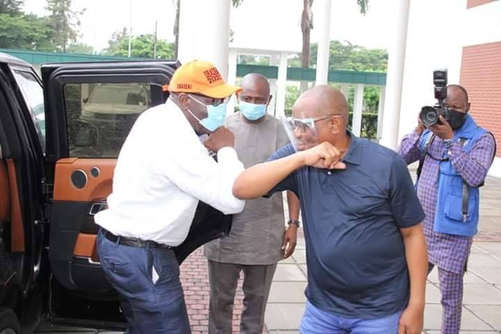 Obaseki seeks political survival, visits Wike