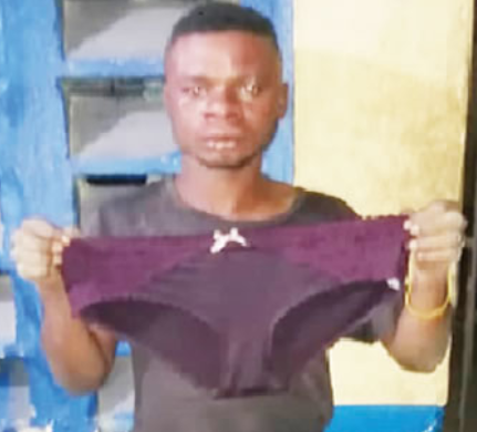 Vulcanizer steals his client’s panties for rituals