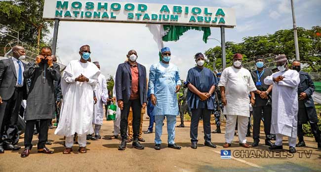 PHOTOS: FG commissions MKO Abiola Stadium in Abuja