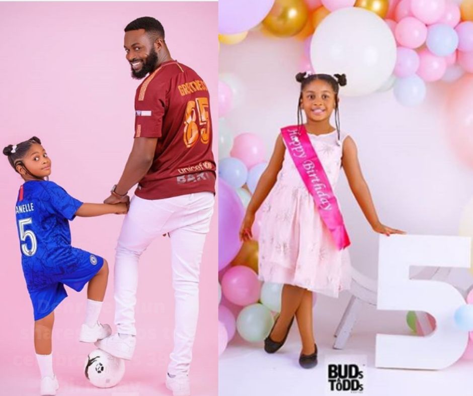 DJ Neptune celebrates his daughter on 5th birthday with beautiful photos