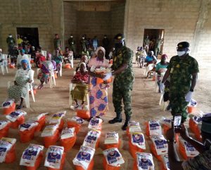 Navy distributes palliatives to 500 households in Kaduna