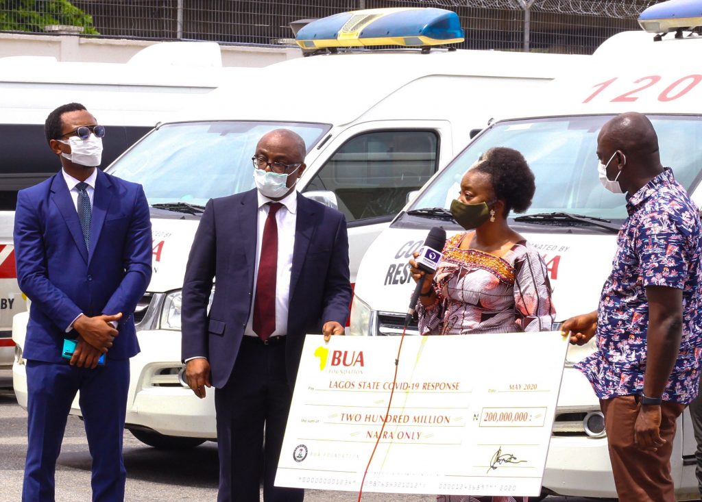BUA Foundation donates N200m, 5 ambulances to LagosBUA Foundation donates N200m, 5 ambulances to Lagos