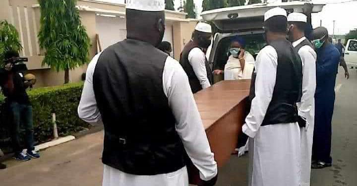 UPDATED: Late Ajimobi buried at his Oluyole residence in Ibadan