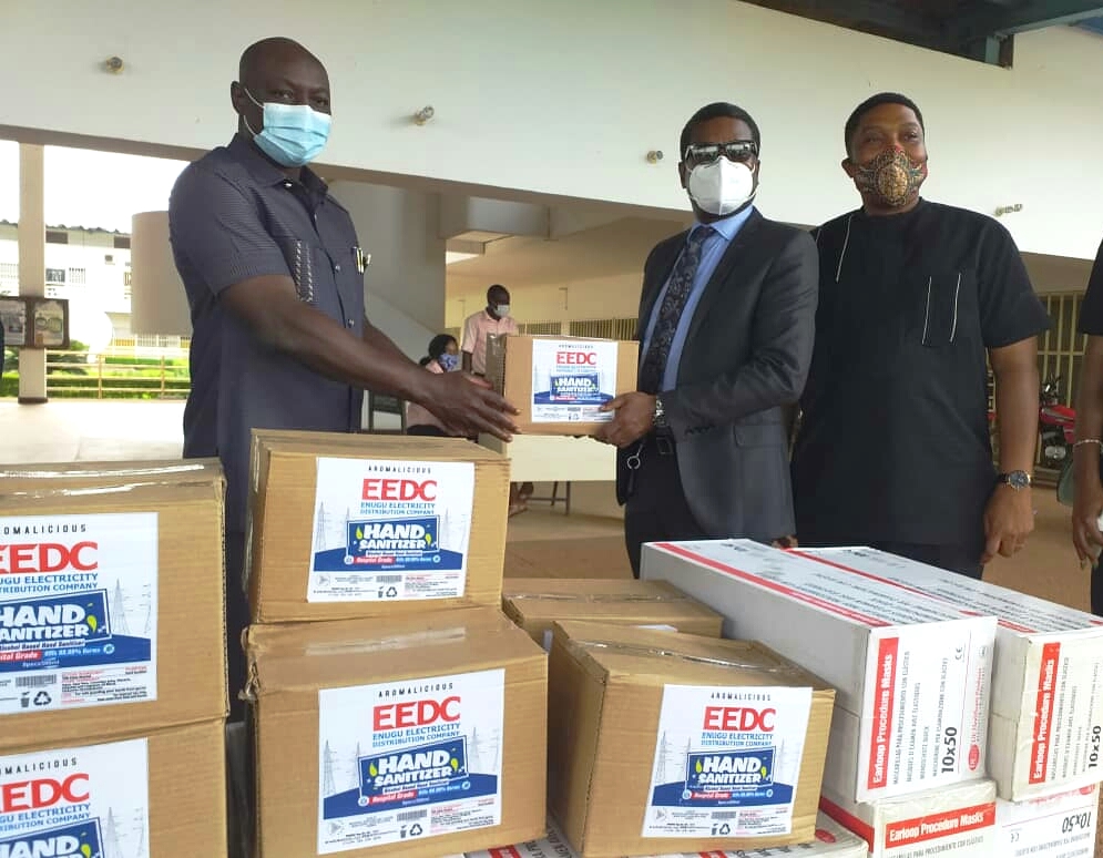 EEDC donates PPE to frontline health workers in UNTH