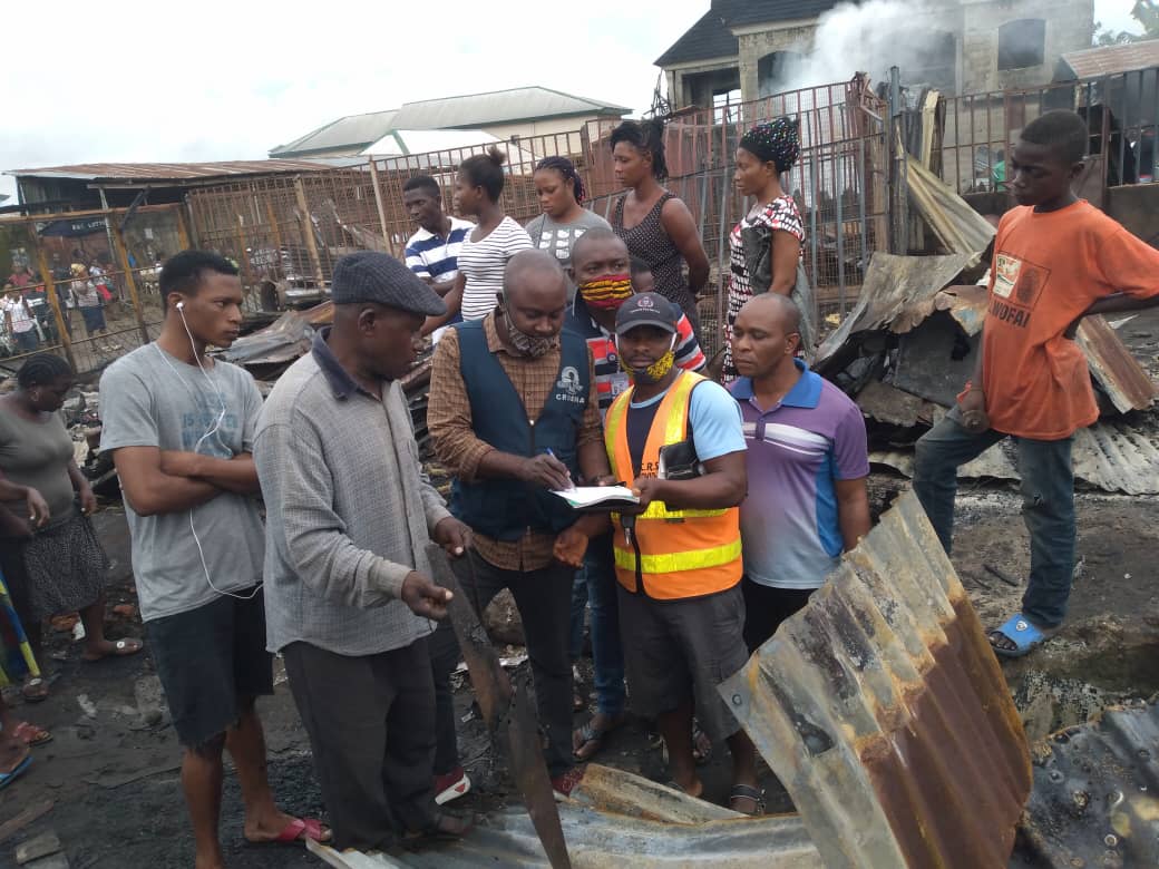 UPDATED: Fire destroy over 100 shops, goods in Calabar market