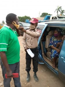 FRSC in Ogun begins sensitisation on COVID-19 in motor parks