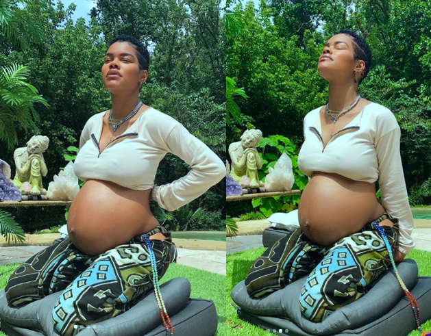 PHOTOS: Pregnant Teyana Taylor flaunts growing baby bump