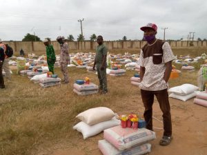 NEMA distributes relief materials to victims of rainstorm in Badagry