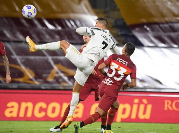 Ronaldo double earns point for Juventus at Roma