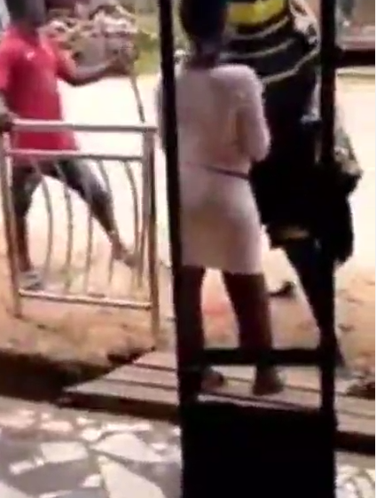 VIDEO: Masquerade asking girl for her phone number