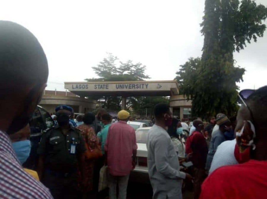 Protest: Unions shut LASU’s gate over new minimum wage