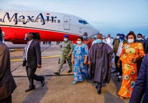 Lalong inuagurates Abuja-Jos Max Air flight