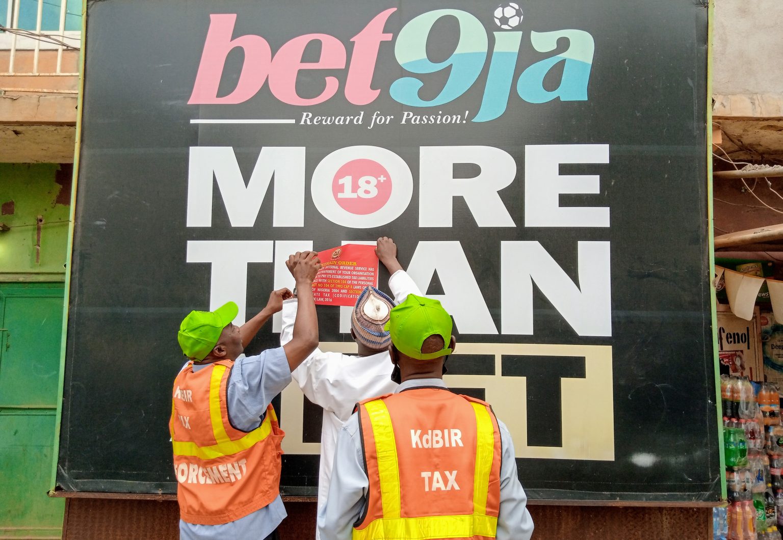 Tax: Kaduna revenue service seals-off bet9ja, bet king, others