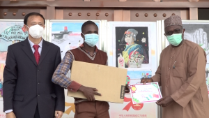 Chinese Embassy rewards students for showcasing frontline health workers’ COVID-19 response via artwork