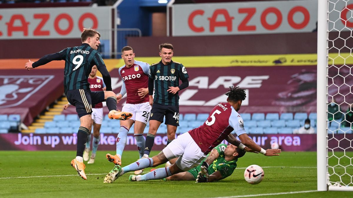 Bamford scores hat-trick as Leeds United end Aston Villa’s winning start