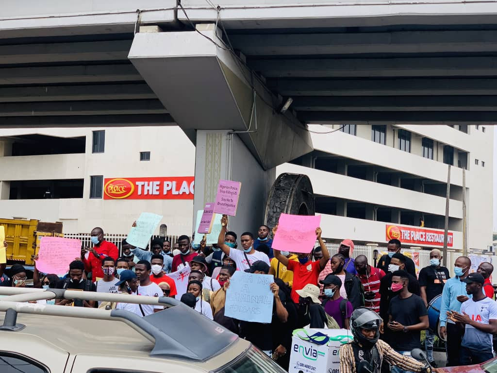 BREAKING: #EndSARS protest begins in Lagos