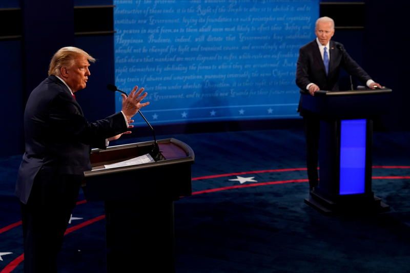 Trump and Biden clash over pandemic in final debate