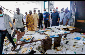 EndSARS: Lagos Speaker, members visit facilities destroyed by hoodlums