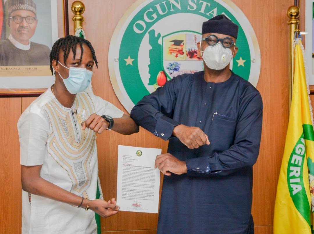 Abiodun appoints Laycon youth ambassador, donates house, cash to the BBN winner