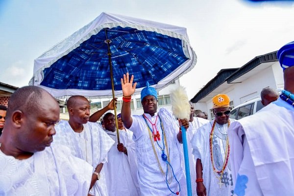 Ooni names his newborn prince Adesoji Aderemi (Photos)