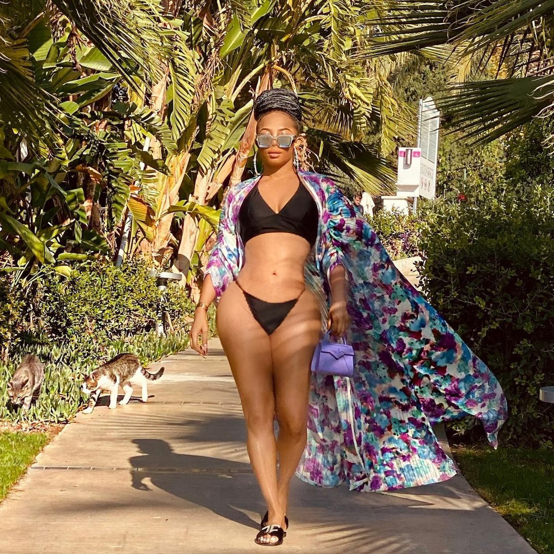 Toke Makinwa shares photos of herself in sexy bikini