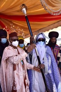 El-Rufai presents staff of office to new Emir of Zazzau