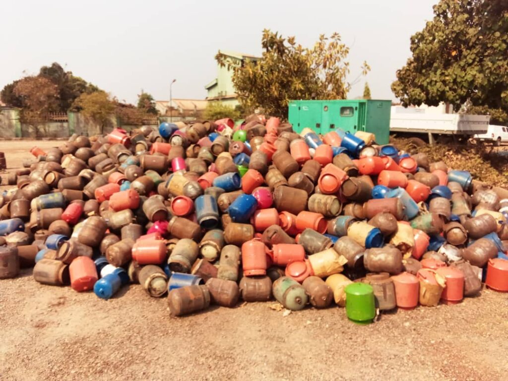 SON destroys 2,000 substandard cooking gas cylinders