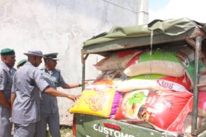 Customs intercepts N788m contraband in Seme in 2020