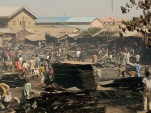 Inferno destroyed properties worth millions at Yan Katako market Sabon Gari Zaria