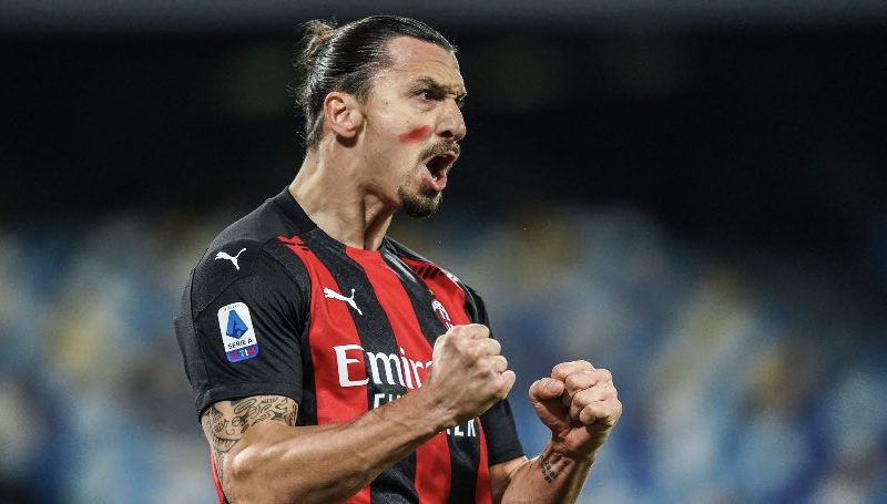 Ibrahimovic scores 500th club goal to keep AC Milan atop Serie A