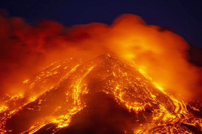 Mount Etna erupts for 6th time in just over a week