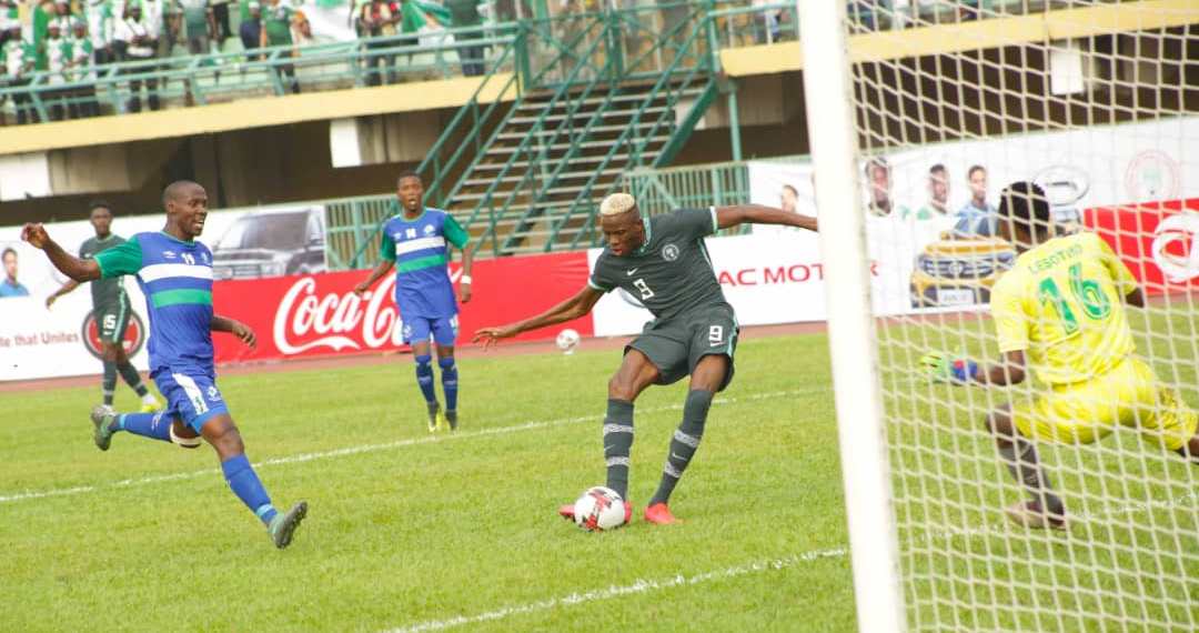 Nigeria wallop Lesotho to end AFCON Qualifiers in grand style