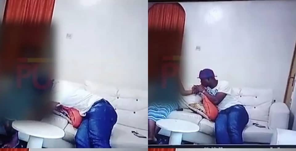 VIDEO: CCTV footage of Baba Ijesha molesting 14-year-old girl