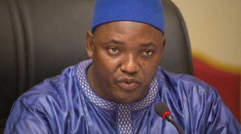 Adama Barrow in early lead