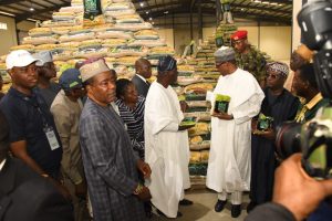 History, excitement as Buhari inaugurates Lagos mega rice mill in Imota