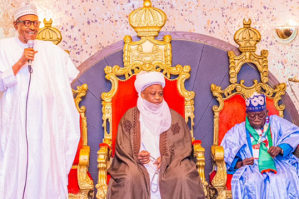 Polls: Buhari presents Tinubu to Northern traditional rulers